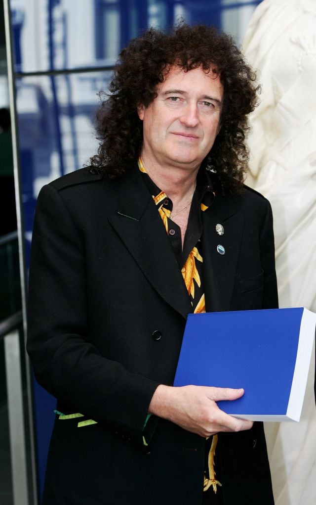 Brian May, presentando su tesis doctoral &#039;Radial Velocities in the Zodiacal Dust Cloud&#039; en el Imperial College de Londres en 2007.