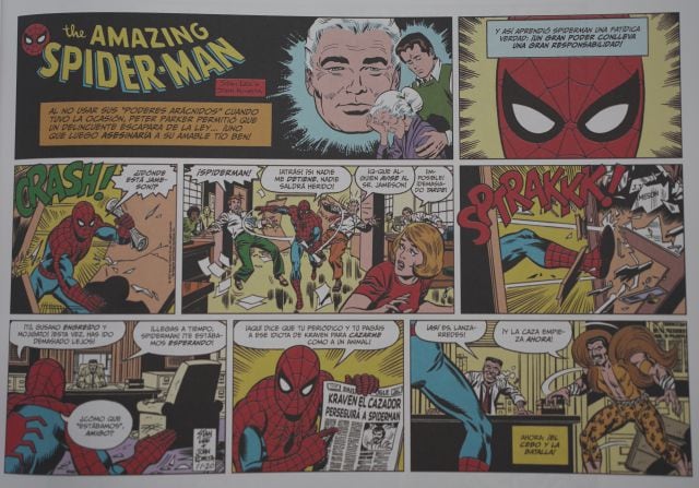 Llegan a España las 'tiras de prensa' de Spider-Man