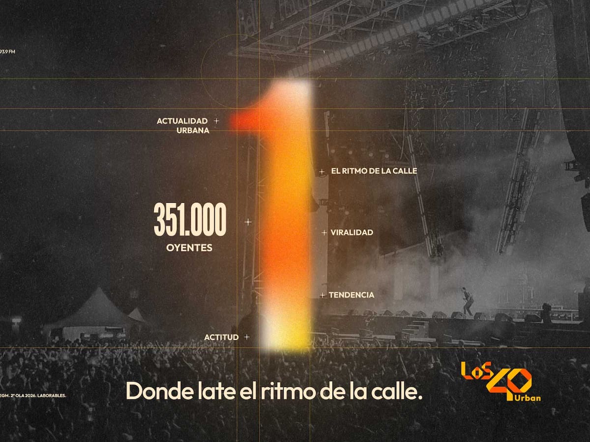LOS40 Urban late al ritmo de la calle con 351.000 oyentes diarios
