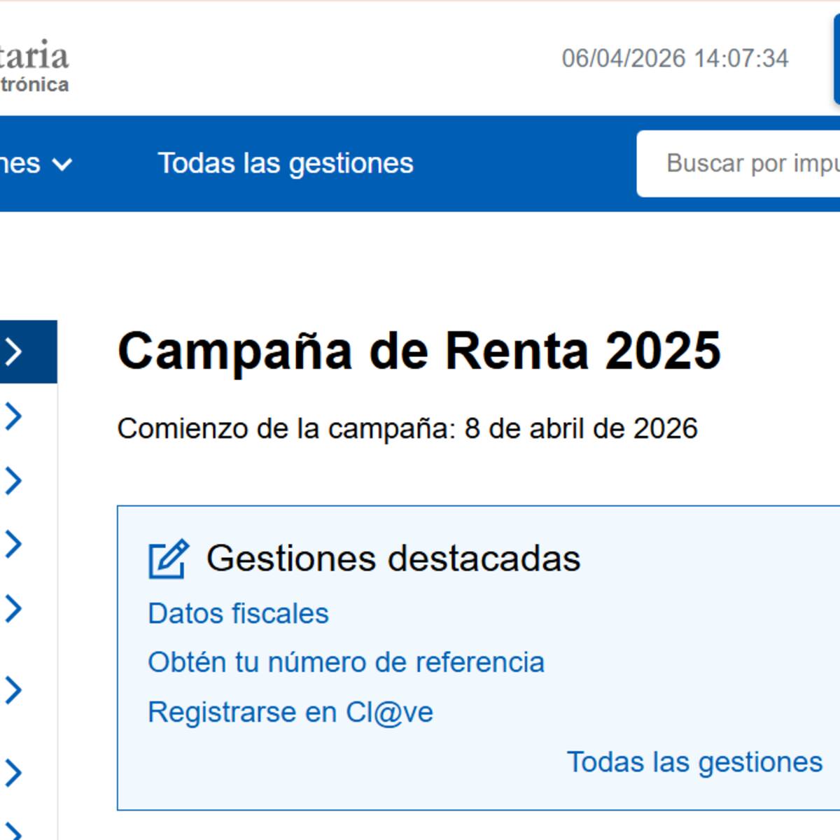 Borrador de la Renta 2025: a qué hora y cómo acceder desde la web, paso a paso
