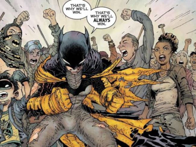 El dibujo de Rafael Grampá es brutal.