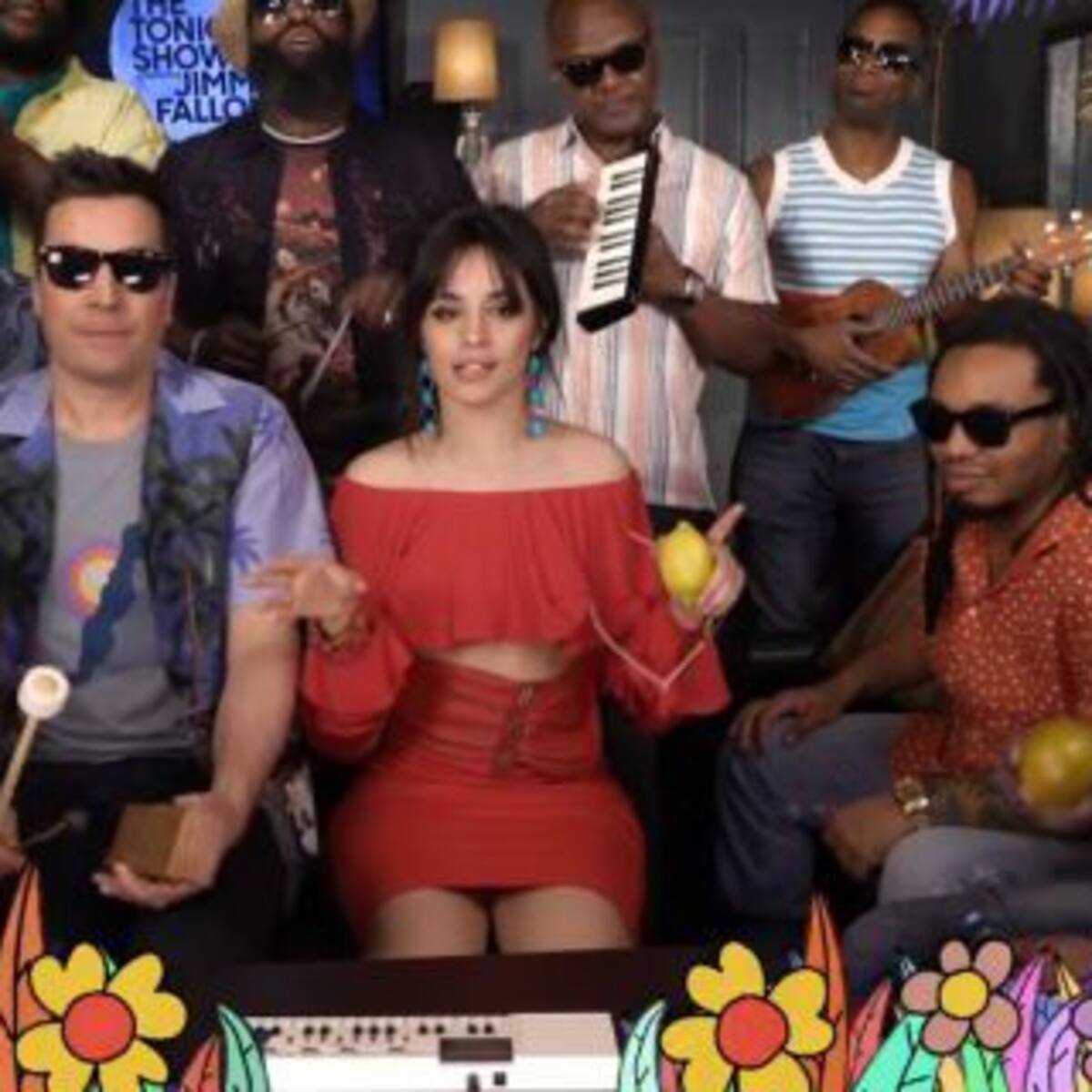 Camila Cabello se animó a cantar “Havana” con instrumentos de juguete