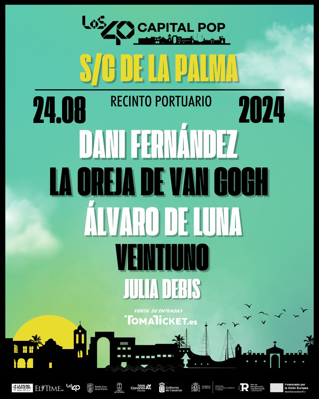 Cartel de LOS40 Capital Pop 2024