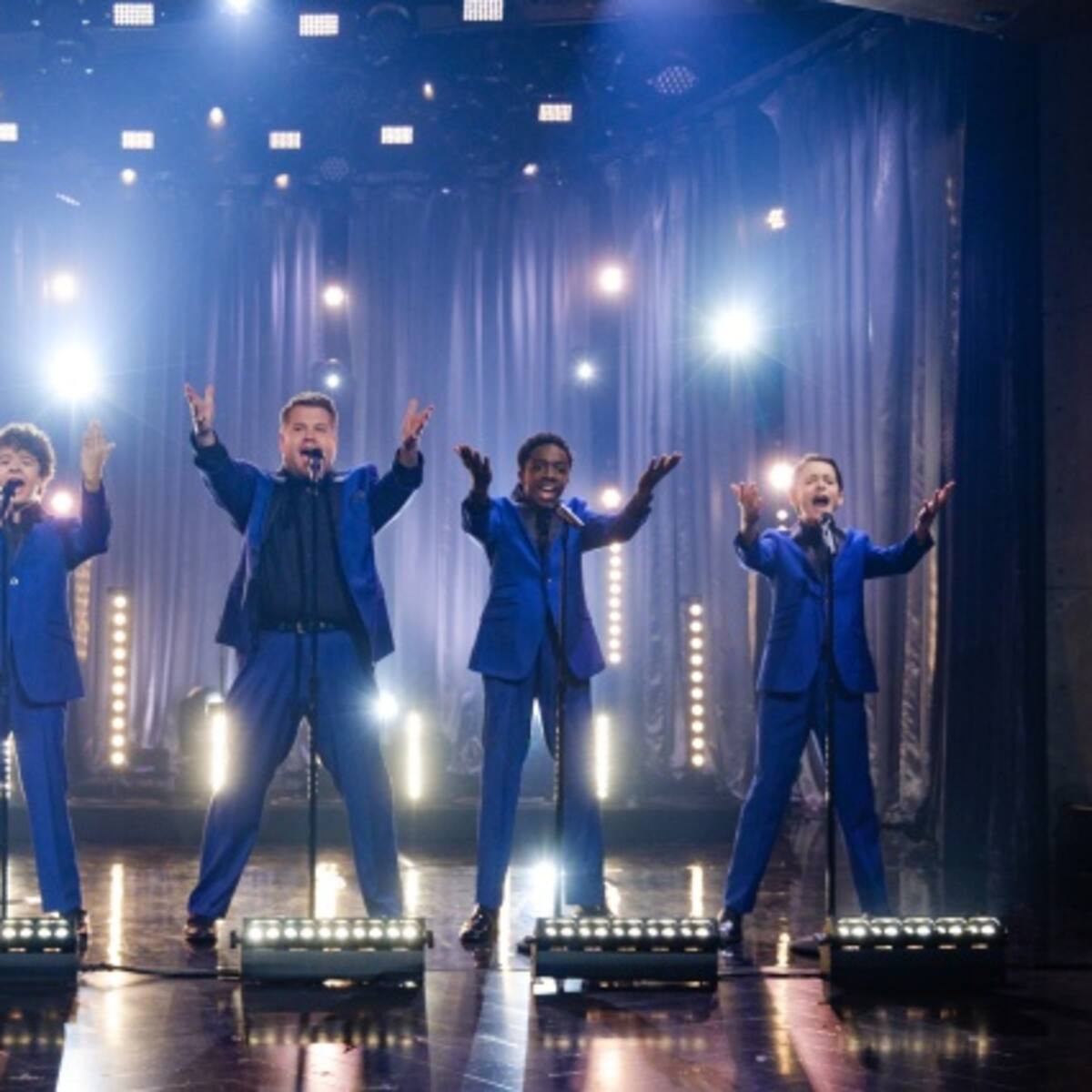 Protagonistas de “Stranger Things” se convierten en los Jackson 5 para el show de James Corden