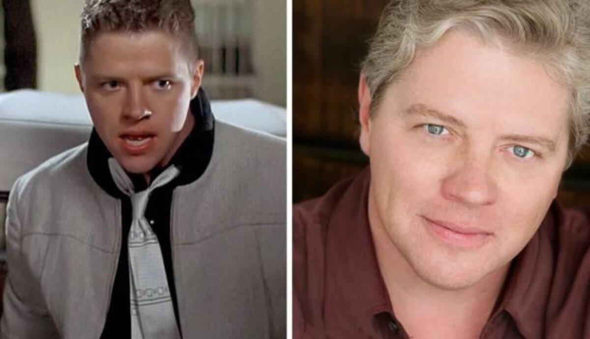 Thomas F. Wilson - Era Biff Tannen, el malo del film. Él también viaja en el tiempo al perseguir a Marty.