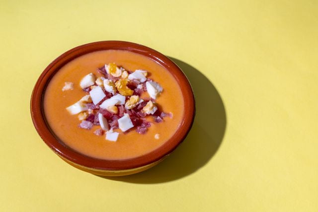 Un plato de salmorejo