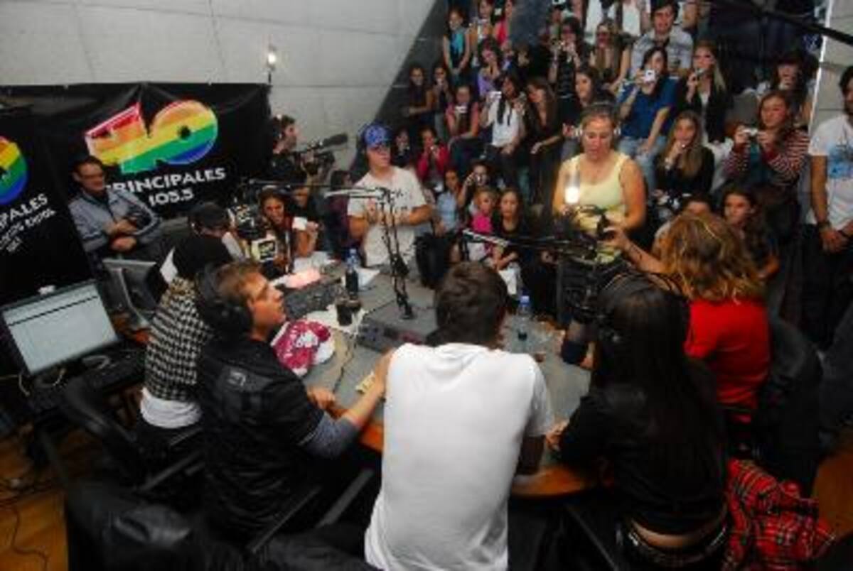 Estudio abierto con los Teen Angels en 40 Principales