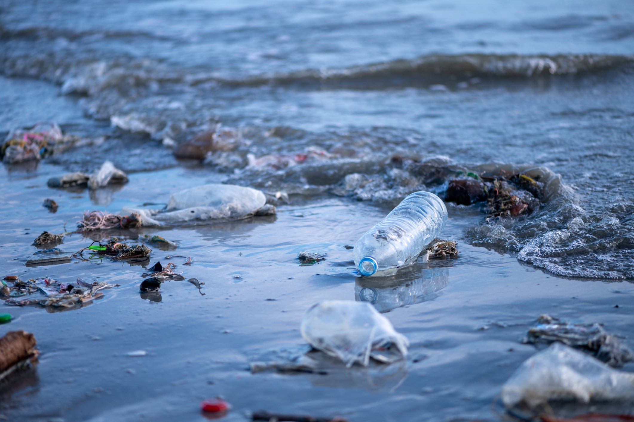 La contaminación por plástico es un problema global.