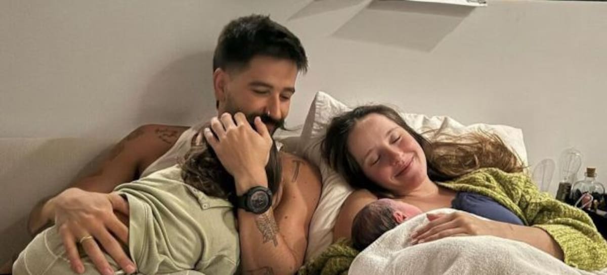 La segunda hija de Camilo y Evaluna nació en su casa de habitación