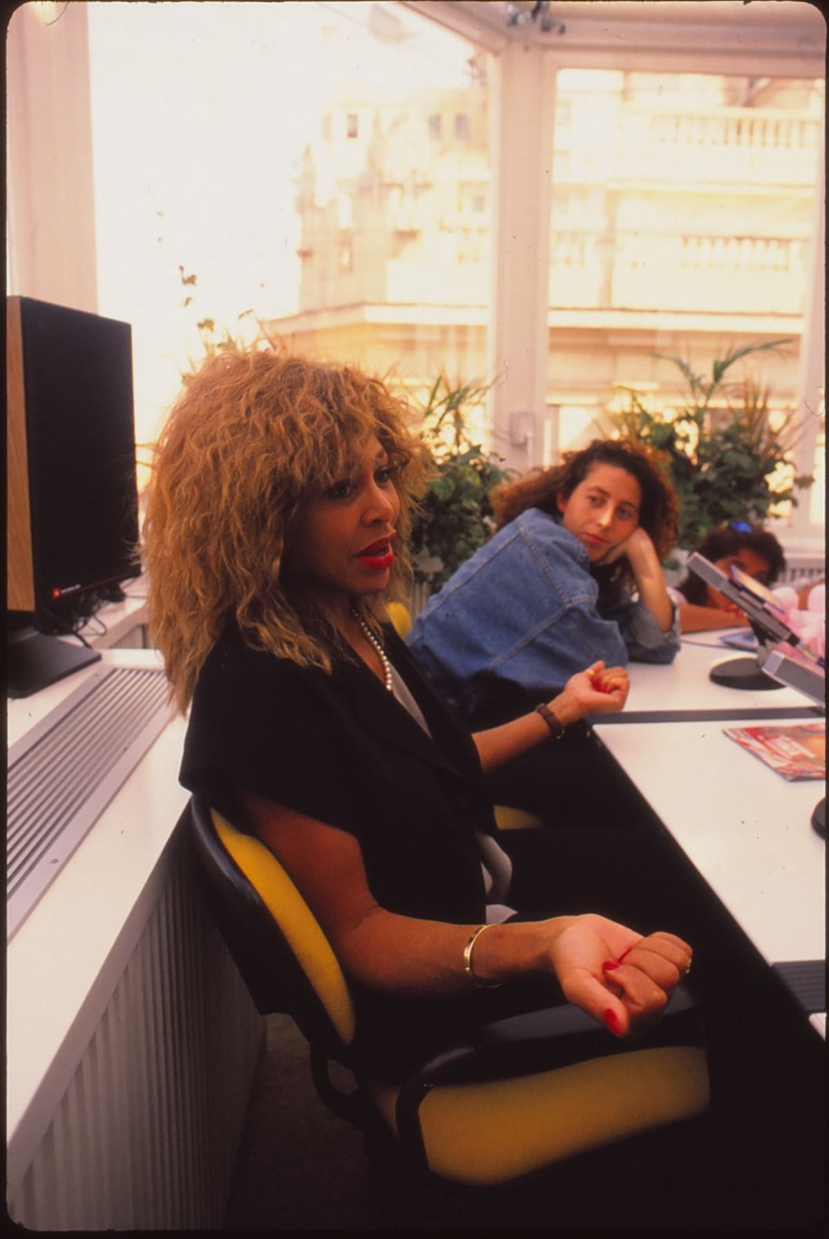 La reina del Rock estuvo como en casa durante su visita al estudio Paul McCartney en 1989