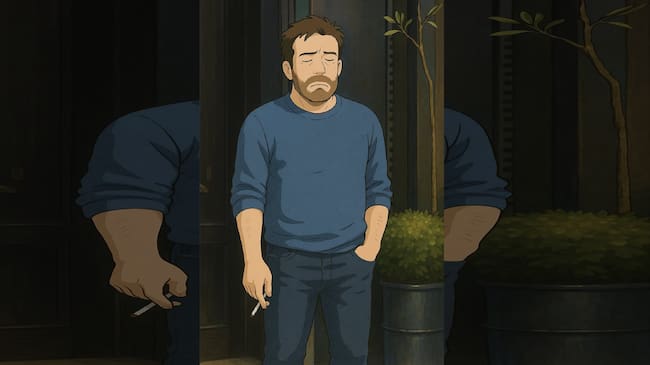 Ben Affleck con el estilo de Ghibli