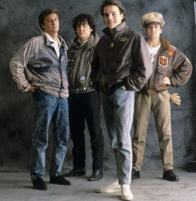 El grupo musical &#039;Hombres G&#039; en 1982.