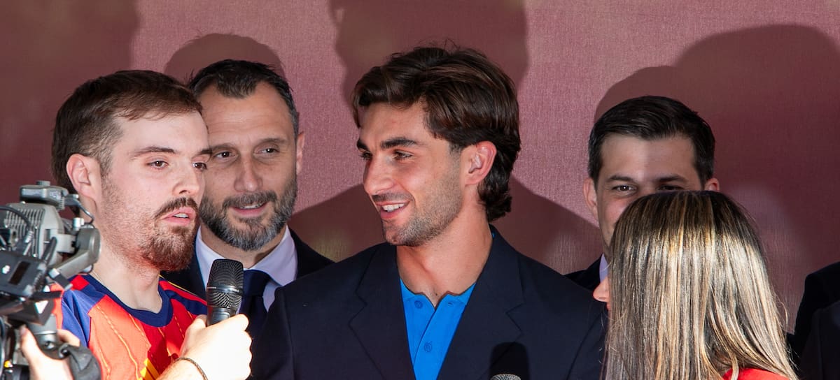 Ferran Torres con Ibai Llanos.