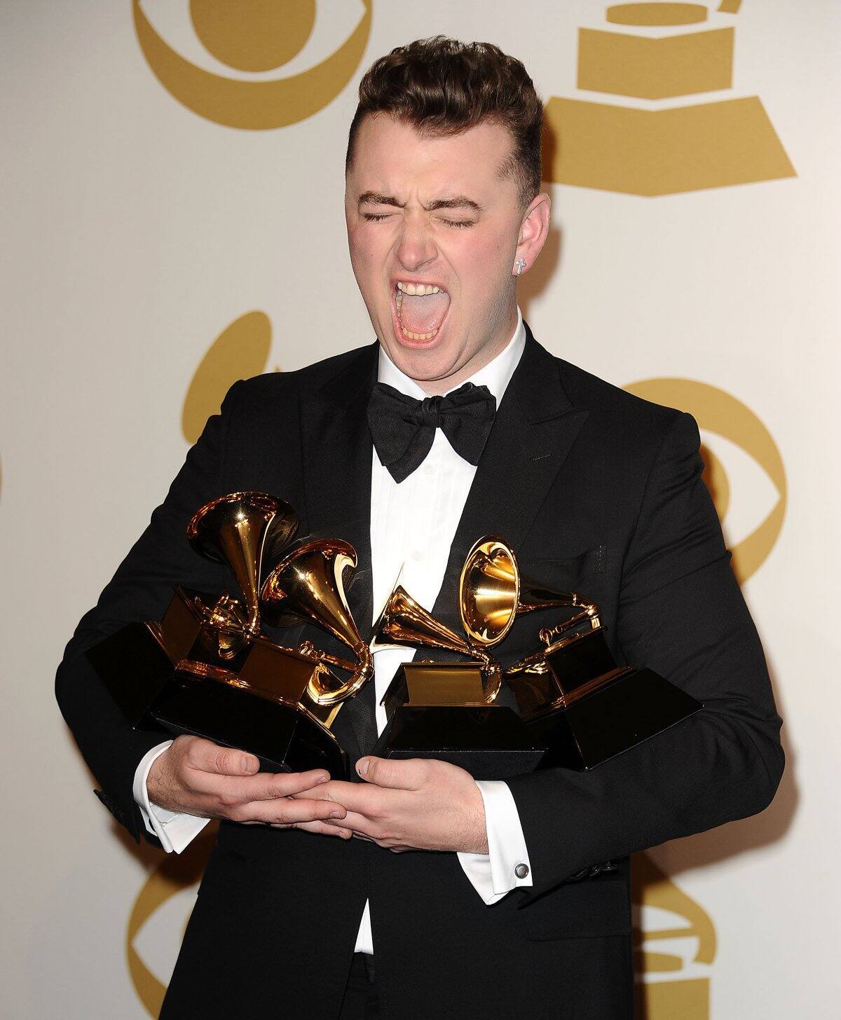 Sam Smith arrasó en los premios Grammy 2015
