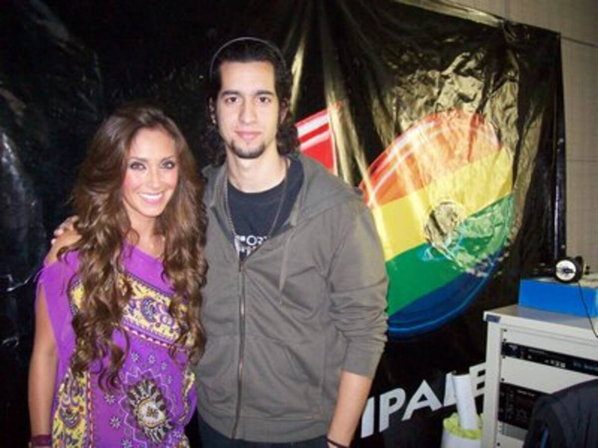 Anahi con Fernando Molinero