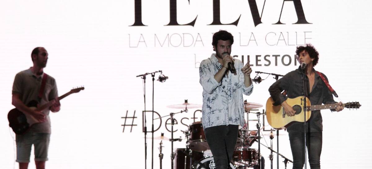 Taburete durante actuando en un evento de moda en 2017.