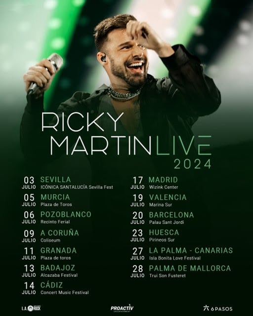 Gira de Ricky Martin en España