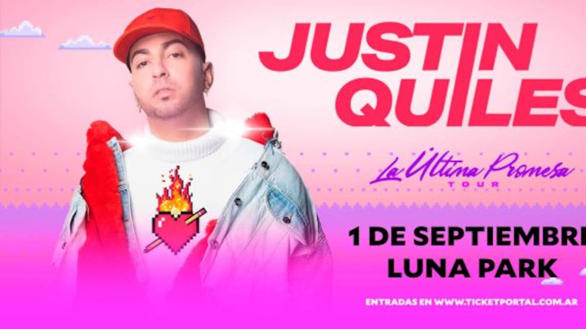 ¡Quedan pocos accesos para el show de Justin Quiles!