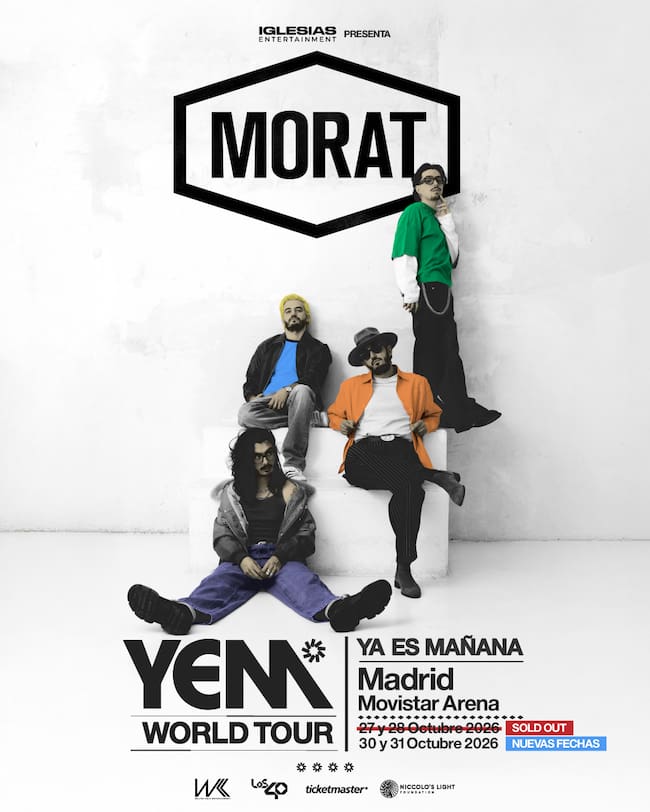 Morat añade dos nuevas fechas a Madrid en Ya Es Mañana World Tour