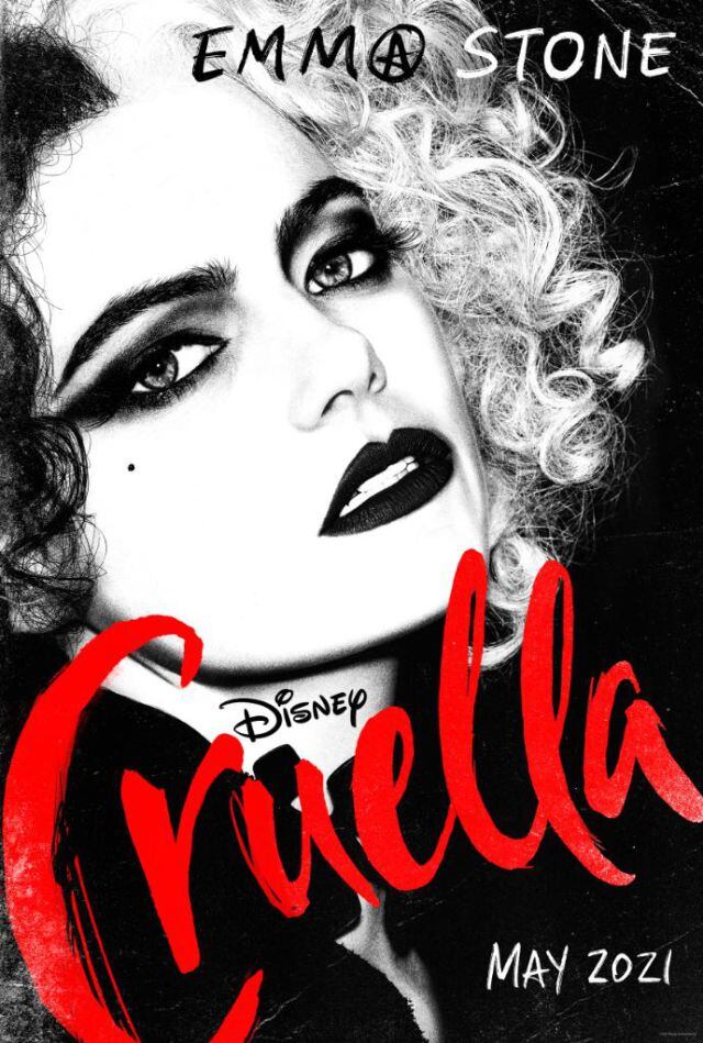 Poster oficial de Emma Stone Cruella