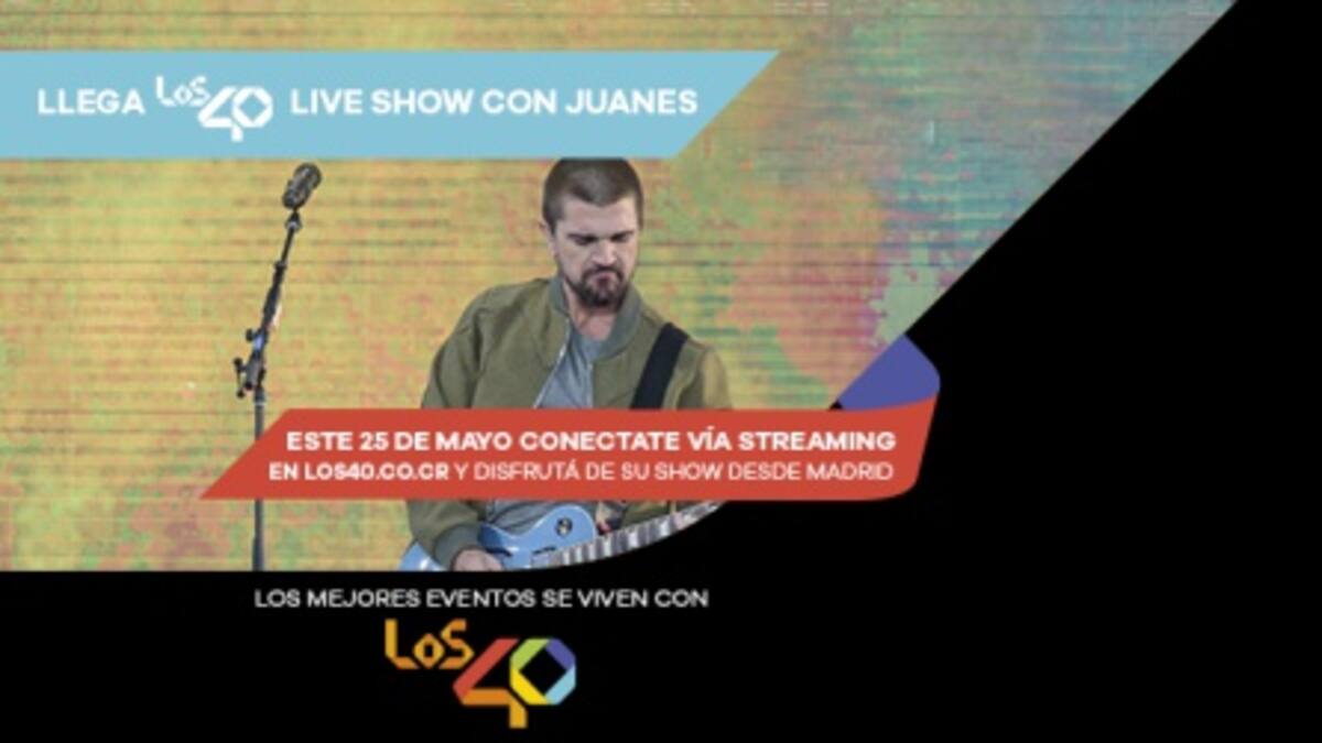 LOS40 Live Show con Juanes desde Madrid
