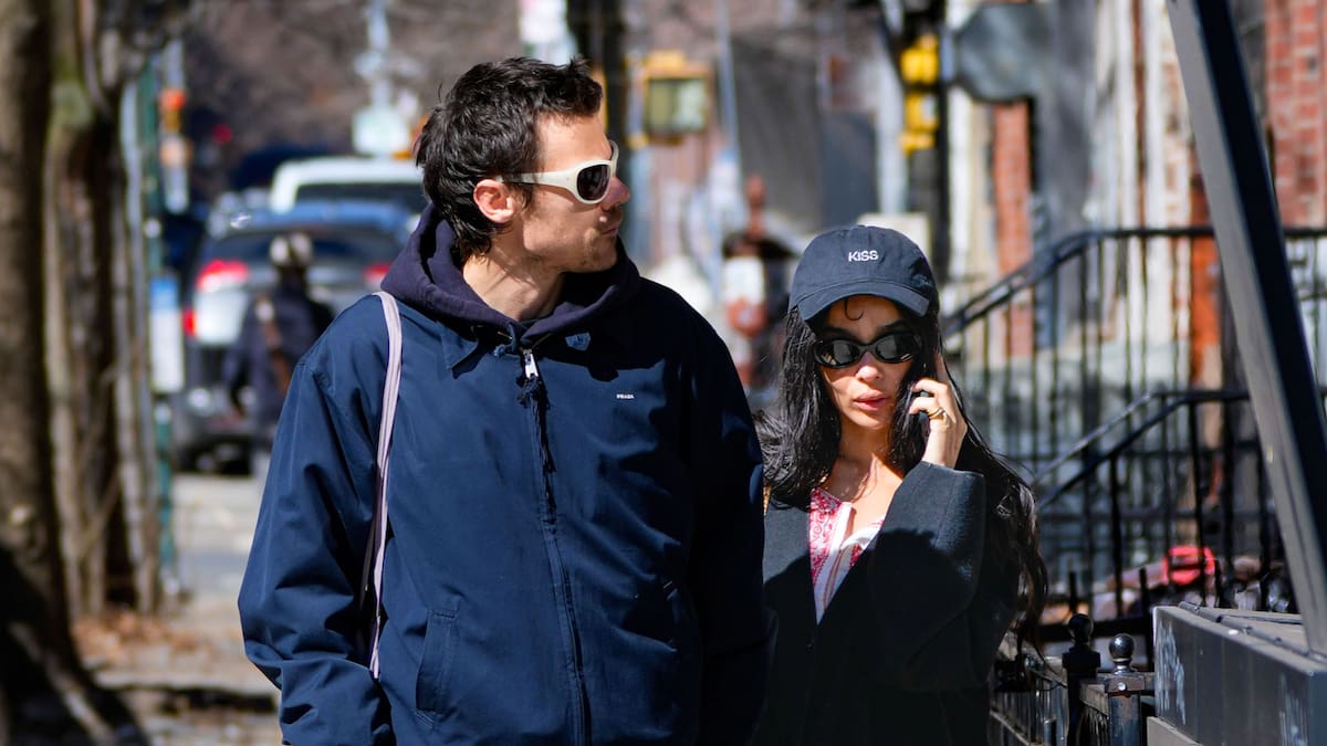 Harry Styles y Zoë Kravitz: cronología de una relación discreta y el misterioso anillo