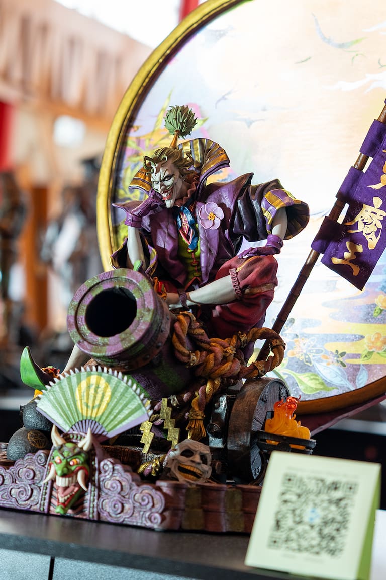 Figura de Joker (Batman Ninja) en San Diego Comic-Con Málaga.