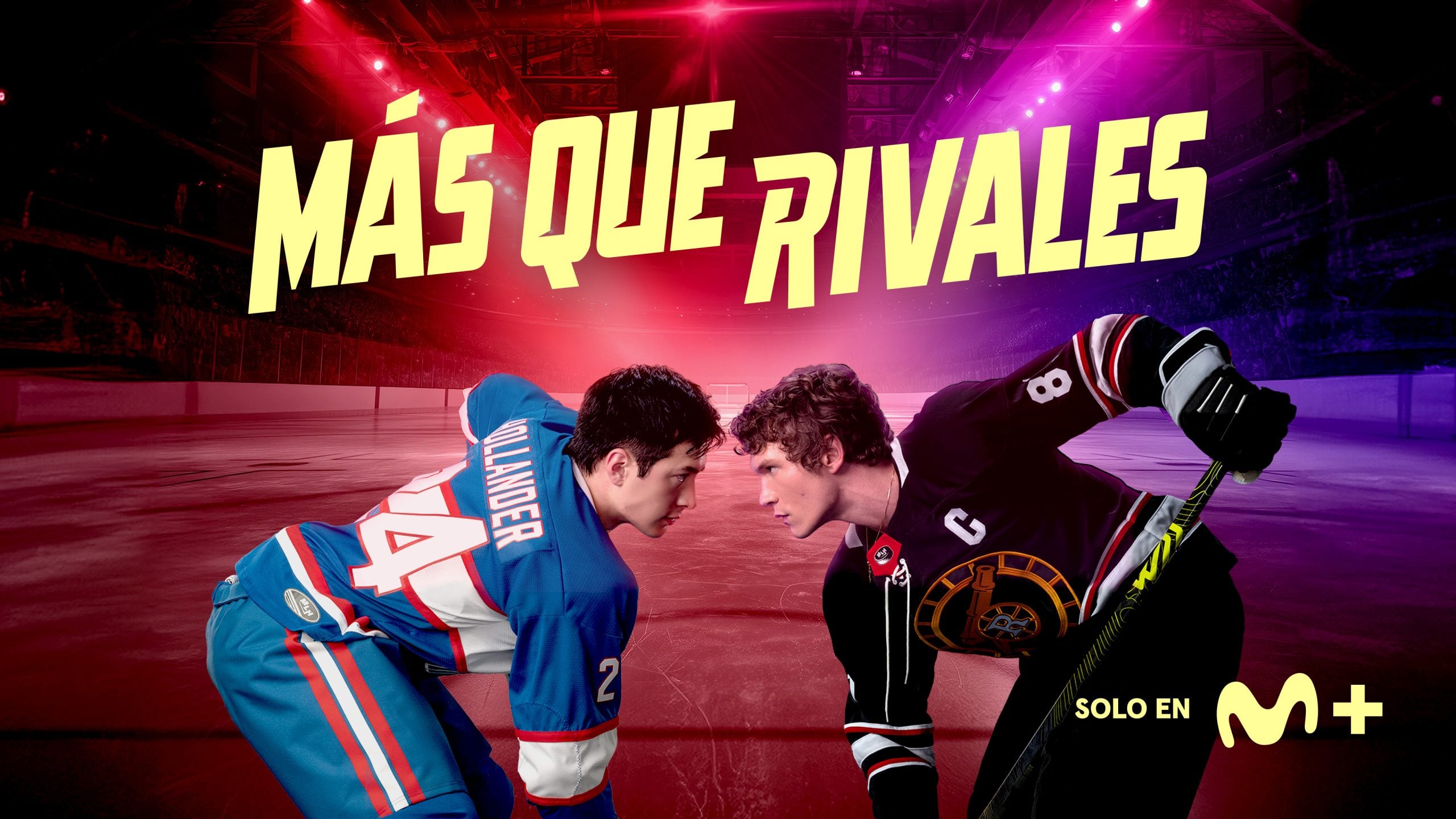 Póster oficial de 'Más que rivales'