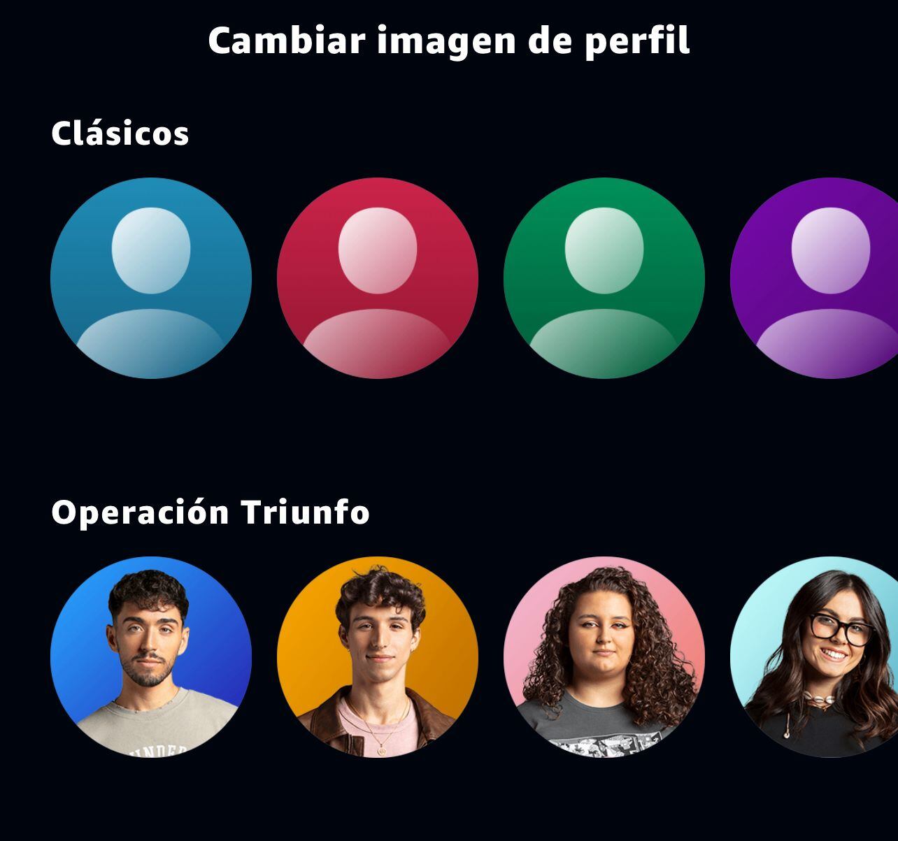 Los concursantes de OT en el avatar de Prime Video