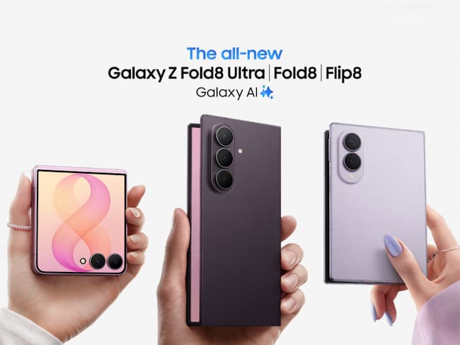 Los nuevos plegables de Samsung entran en escena.