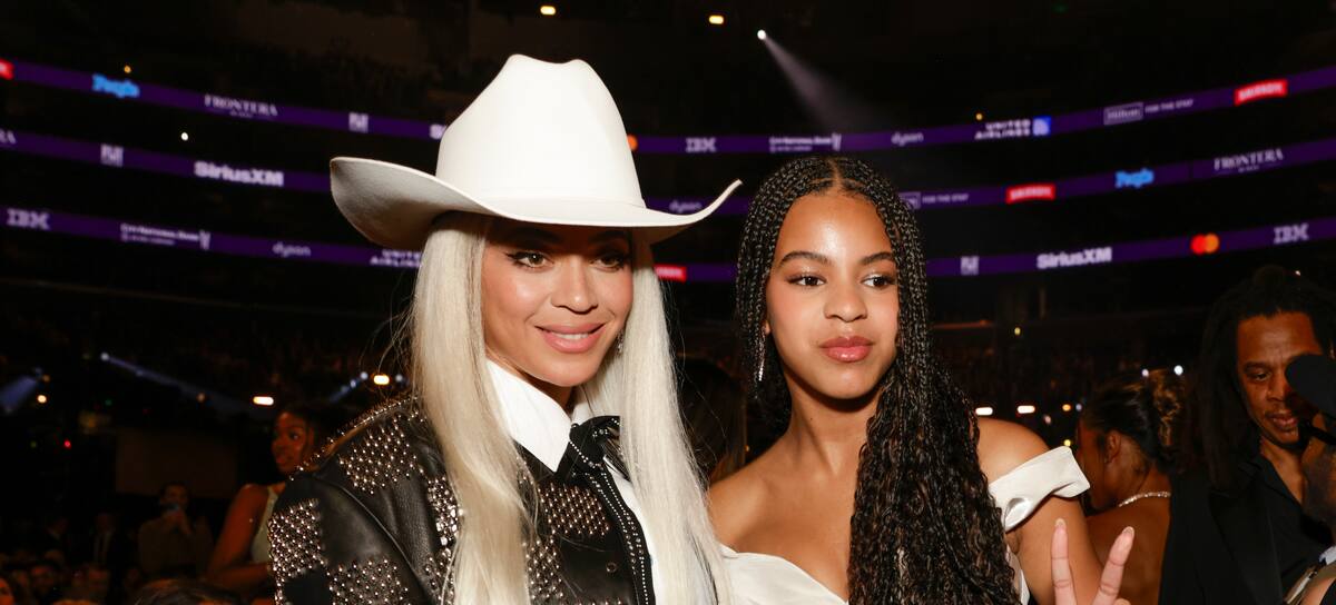 Beyoncé y Blue Ivy Carter en los Grammy 2024