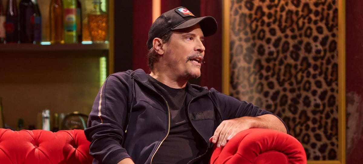 Sergio Peris-Mencheta, en el estreno de la tercera temporada de 'Al cielo con ella'.