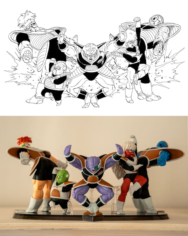 El original de Toriyama vuelve a la vida en forma de escultura.