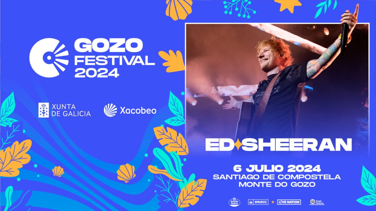 Ed Sheeran actuará el 6 de julio de 2023 en O Monte do Gozo en Galicia