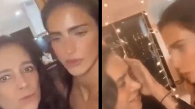 Bárbara de Regil le da un cabezazo a su mamá, por revancha