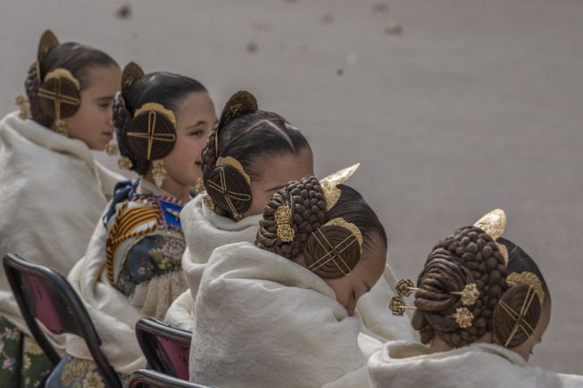 Primera Mascletà en las Fallas de Valencia 2023. 