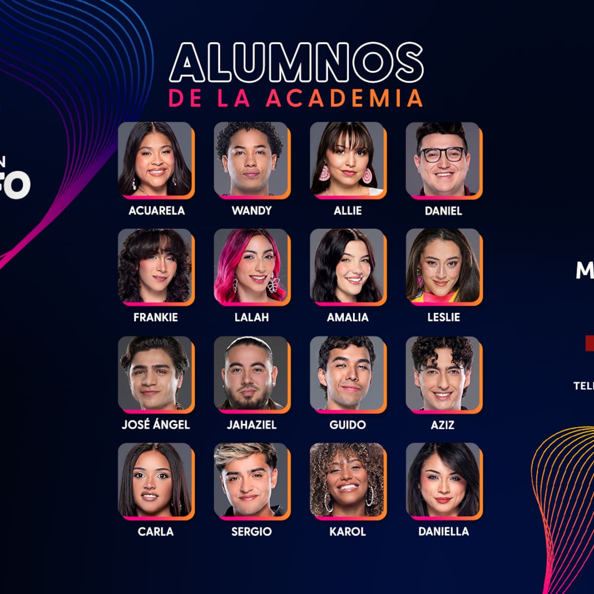 Así son los 16 concursantes de 'OT USA 2026': hobbies, edades, estilos musicales y datos curiosos