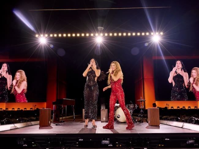 Shakira y Dua Lipa, en su actuación conjunta el 3 de octubre de 2026 en Madrid