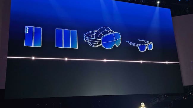 La hoja de ruta de Samsung en cuatro iconos.