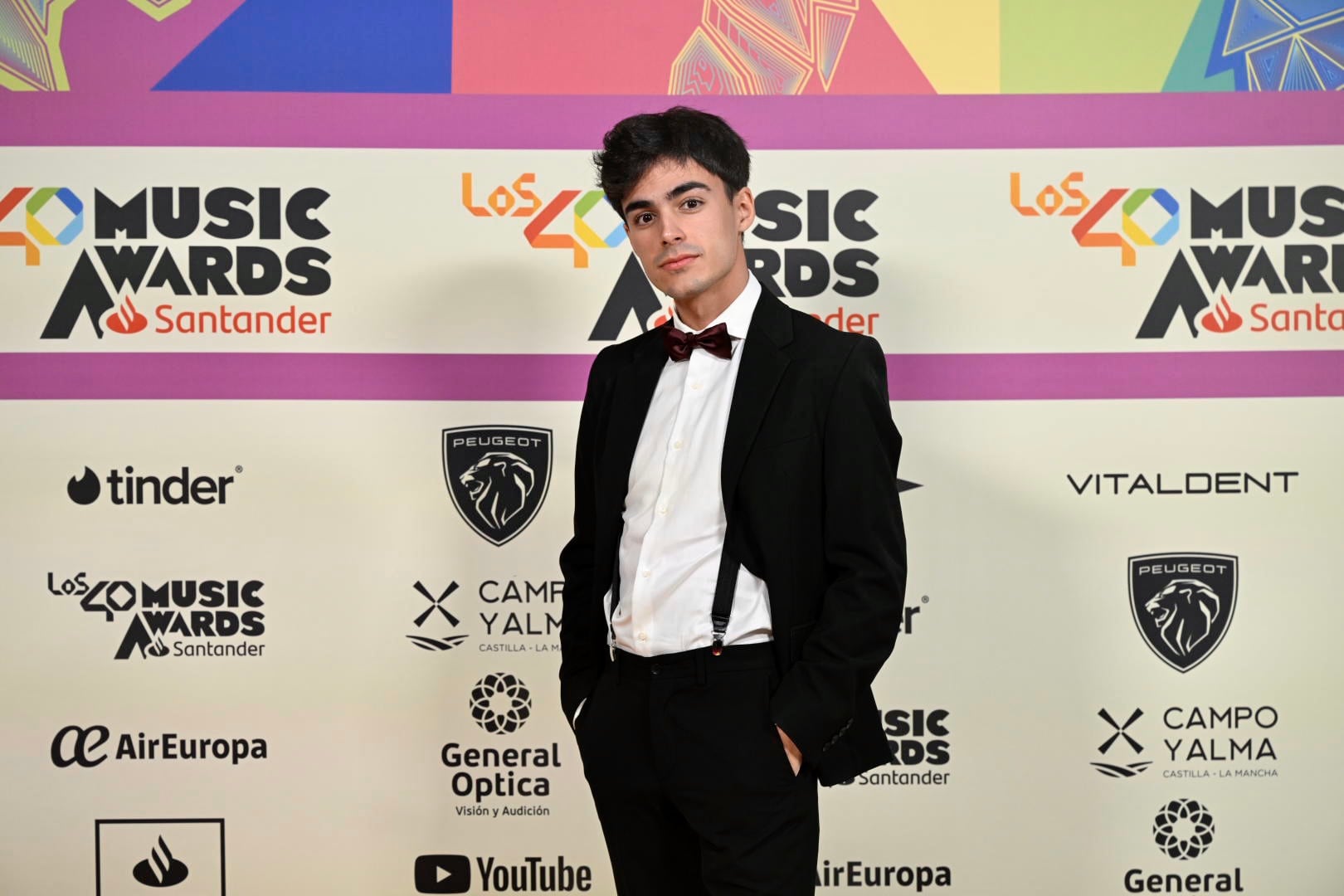 Charlie USG en la alfombra roja de LOS40 Music Awards Santander 2023 / Foto: Jorge París y Elena Buenavista