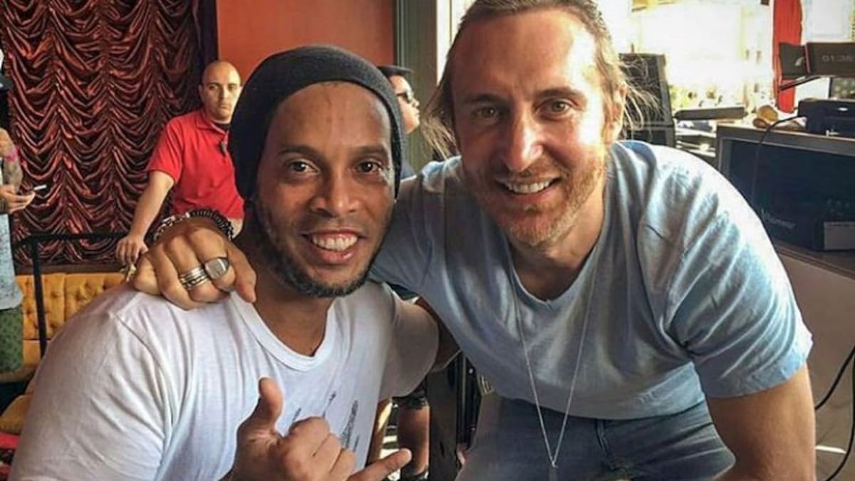 Ronaldinho y su proyecto musical con David Guetta