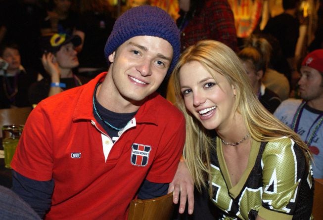 Justin Timberlake y Britney Spears en 2002.