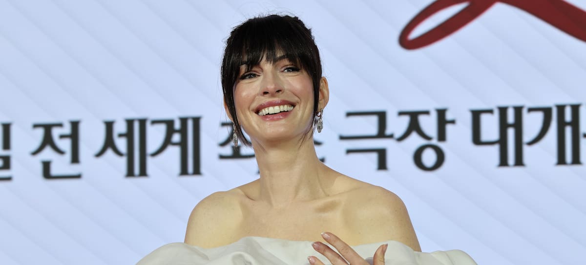 Anne Hathaway en la premier de 'El diablo se viste de Prada 2', abril de 2026