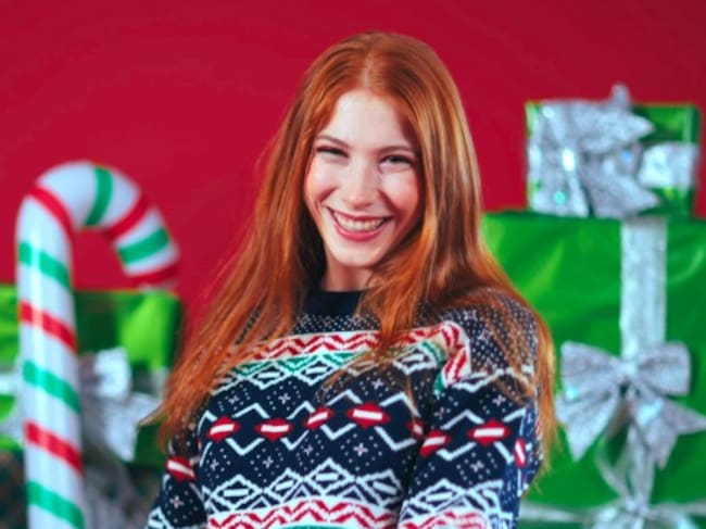 Jersey navideño del Metro de Madrid.