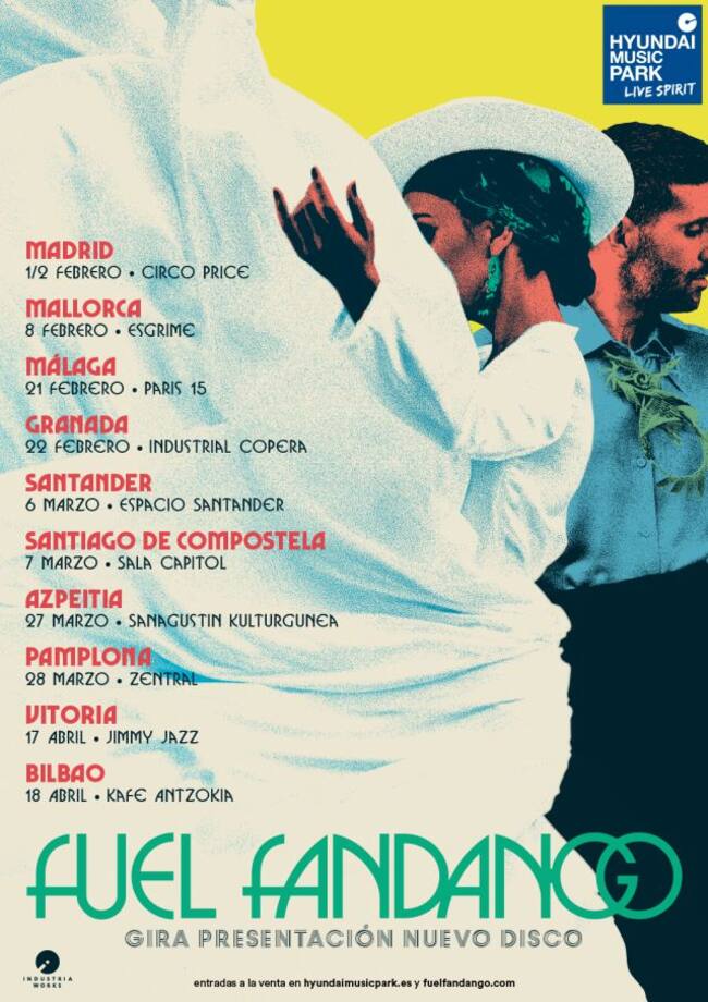Cartel de la gira 2020 Fuel Fandango.