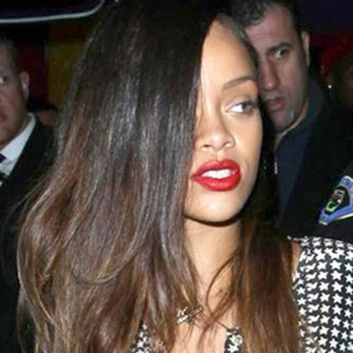 Se enojó Rihanna