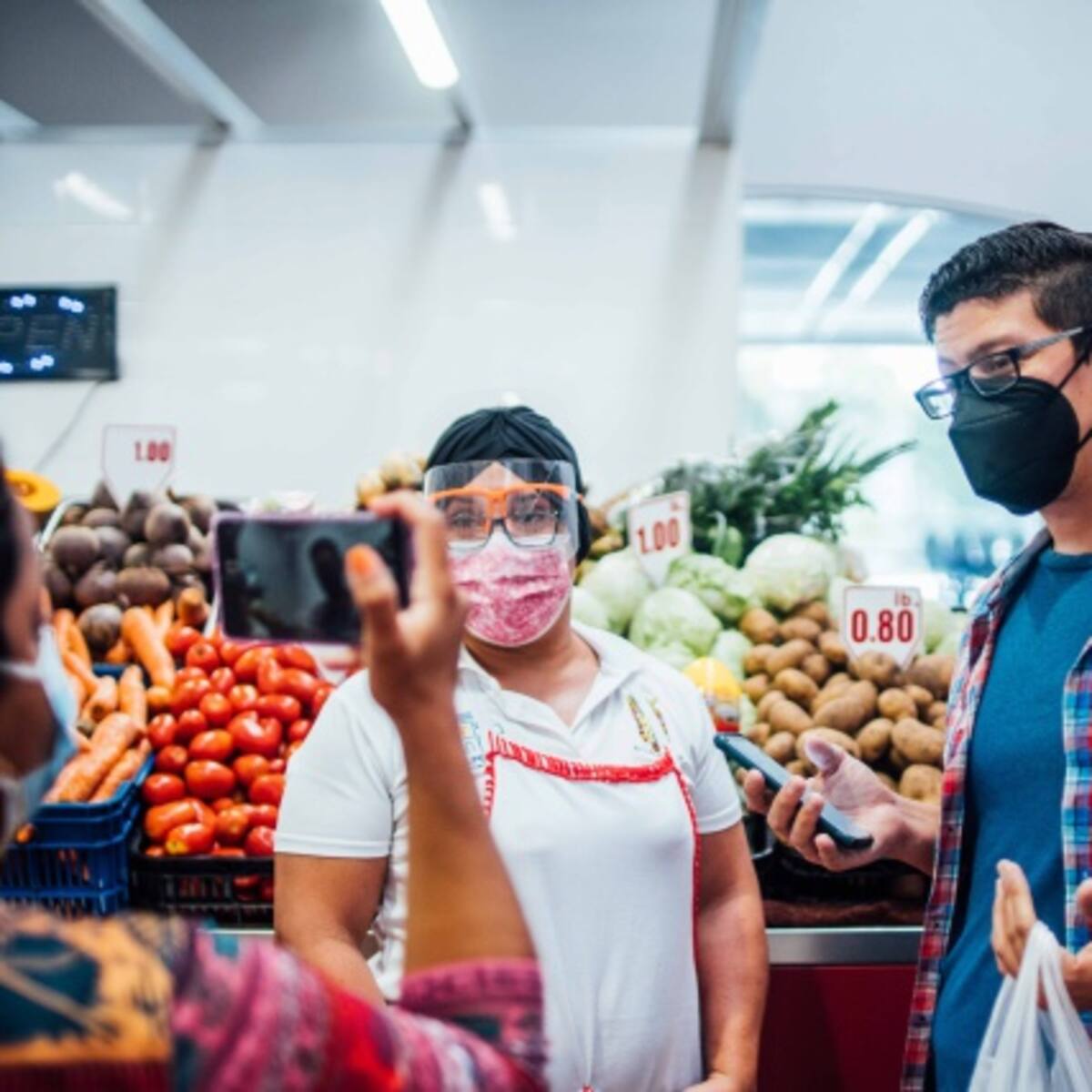 Llegamos al Mercado San Felipe Neri