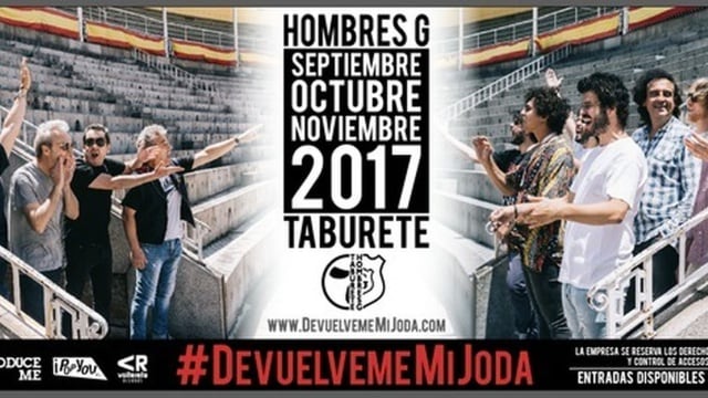 Imagen de promoción de la gira #DevuelvemeMiJoda