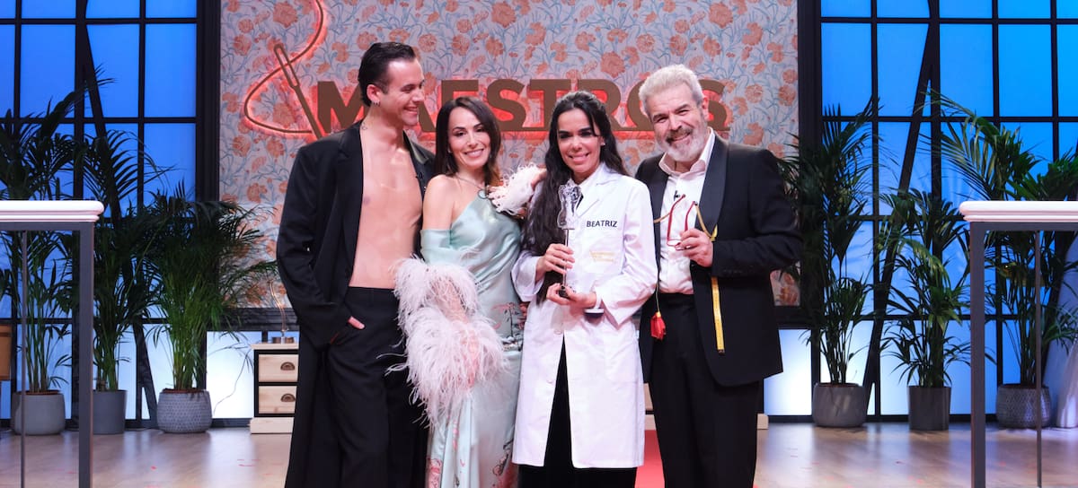 Beatriz Luengo, ganadora de 'Maestros de la costura celebrity 2'.