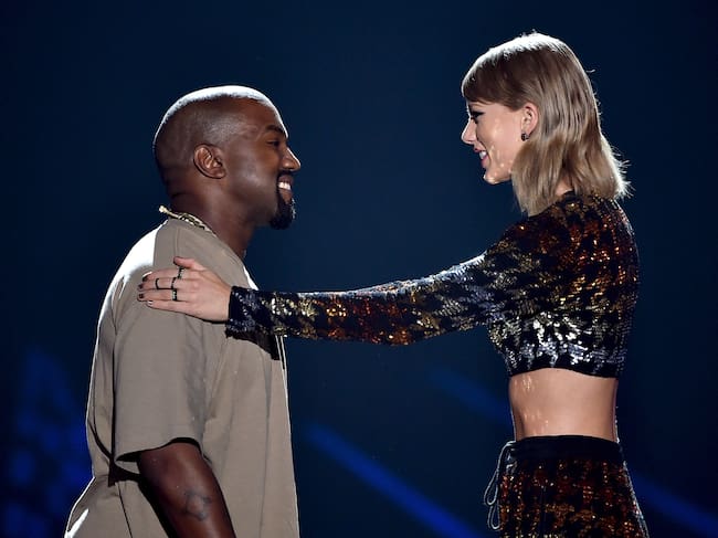 Taylor Swift y Kanye West, reconciliados en los MTV VMA de 2015